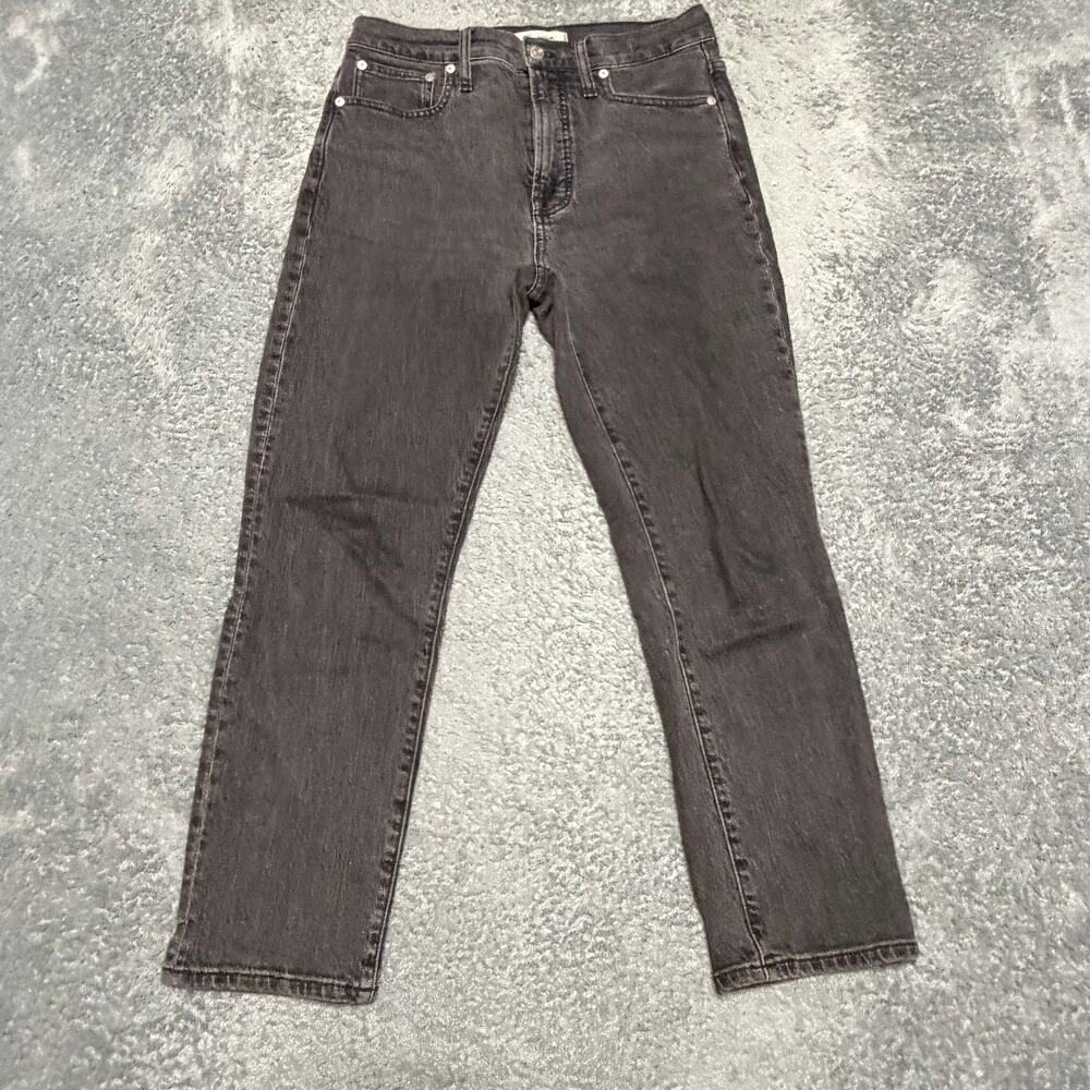 Madewell Jeans Womens 27P (29x24.5) Perfect Vintage Faded Black